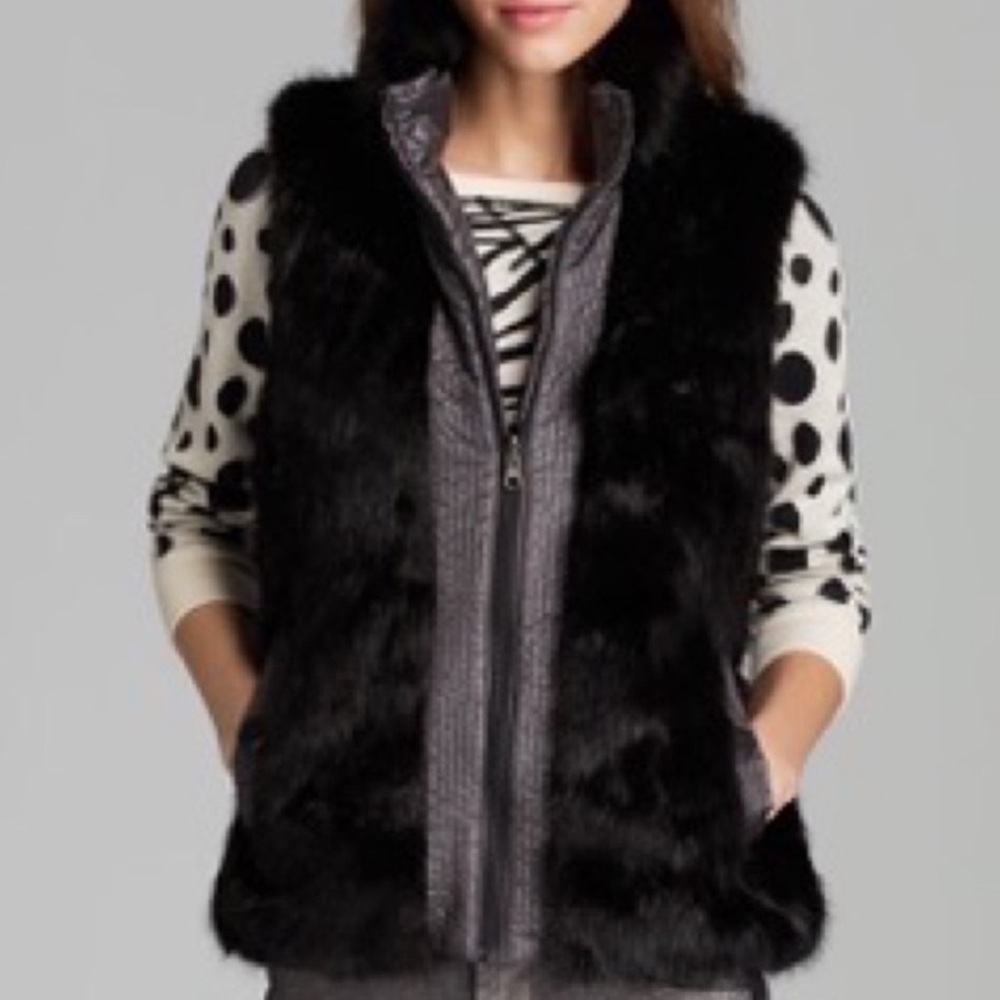 Marc by Marc Jacob’s Black Faux Fur Vest
